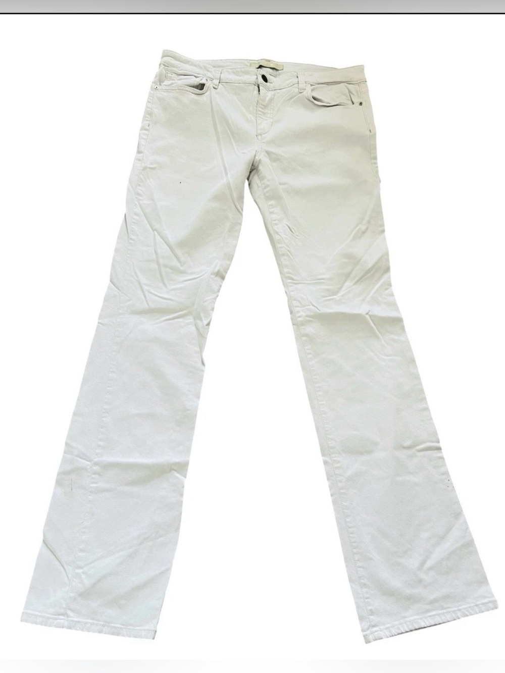 JOES's Jeans Women’s 32 X 36 White Skinny Boot X Long Mid Rise Stretch Denim